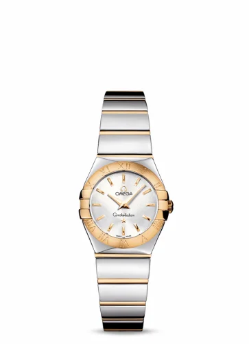 Omega Constellation Quartz 24 Polished Stainless Steel / Yellow Gold / Silver 123.20.24.60.02.004 (12320246002004)